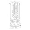 Alton Modern Chandelier - 27 Bulbs, Dimmable, Damp Rated, 36" Round Tiers, Stunning Design - 3 of 4