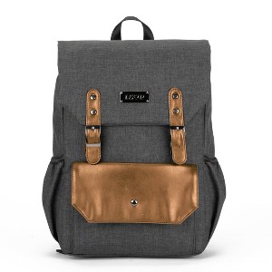IZOD Youth Business Travel Slim Durable Laptop Backpack, Computer Bag Fits 15.6 Inch Laptop Notebook - 1 of 4