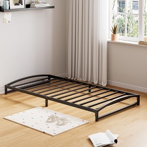 Low Bed Frame Full Size - 6 Inch Heavy Duty Metal Platform, Mattress Foundation, No Box Spring Needed, Noise-Free, Non-Slip, Easy Assembly - 1 of 4