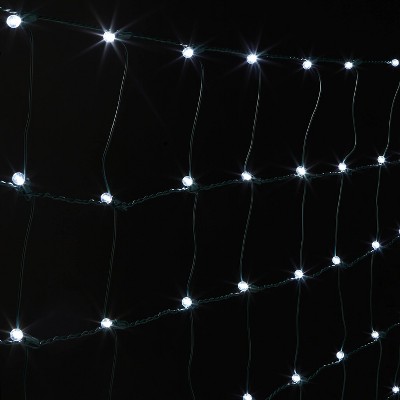 praktijk Cerebrum Vernederen 90ct 4' X 4' Christmas Led Net Lights Cool White With Green Wire -  Wondershop™ : Target