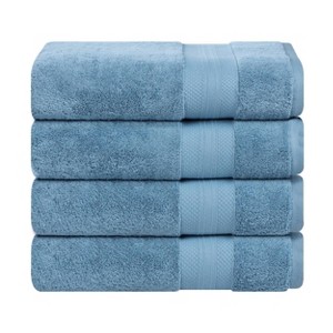 Luxury Cotton Heavyweight Solid Plush Towel Set by Blue Nile Mills - 1 of 4