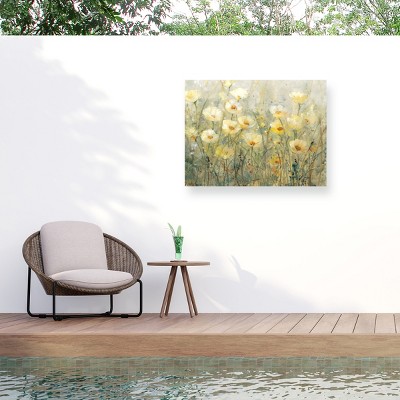 "Summer In Bloom I" Outdoor Canvas
