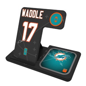 NFL Miami Dolphins Players Game Tactic 15-Watt 3 in 1 Charging Station - 1 of 4