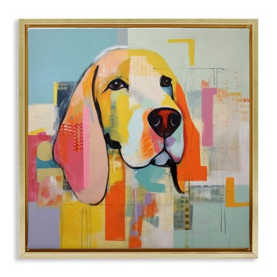 Stupell Industries Abstract Dog Portrait, 18" x 18"