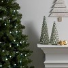 60ct LED Faceted Sphere Christmas String Lights with Green Wire - Wondershop™ - 2 of 4