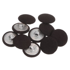 Unique Bargains Round Metal Sewing Cloth Covered Button 10 Pcs - 1 of 4