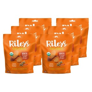 Riley's Organics Sweet Potato Small Bone Dog Treats - 1 of 4