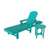 WestinTrends Dylan 2 Piece Adirondack Reclining Chaise Lounge With Arms - 3 of 4