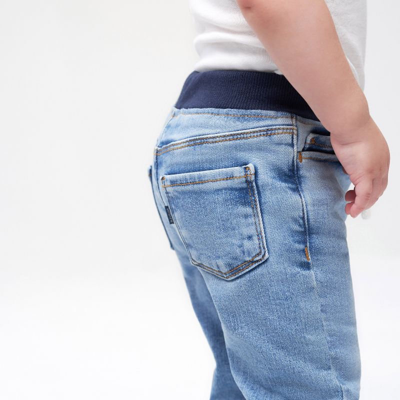 Gerber Infant Denim Rib Waist Skinny Jeans, 5 of 10