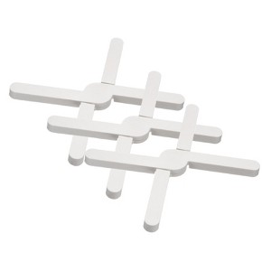 Unique Bargains Foldable Heat Resistant Non-Slip Silicone Trivet Mat for Pots Coasters - 1 of 4