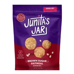 Junitas Jar Mini Cookie Snack Pack Brown Sugar Oatmeal - 4oz
