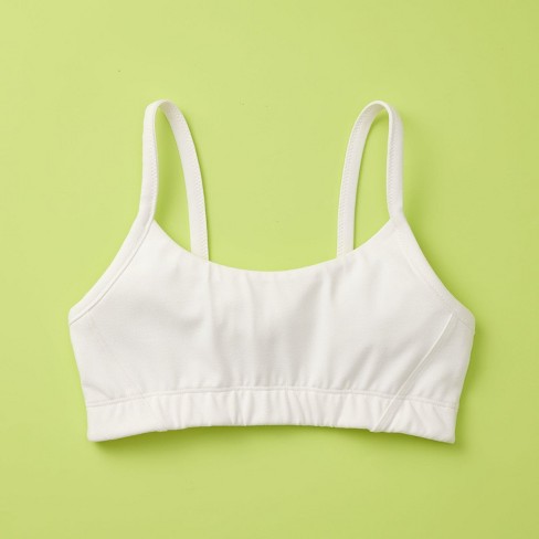 Girls Quality Double Layered Full Support High Impact Sports Bra By  Yellowberry - X Small, White Marshmallow : Target
