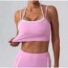 Coolmee Women's Sports Bra Matching High Waist Gym Yoga Athletic Workout Clothes - 4 of 4
