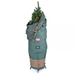 TreeKeeper Medium Upright Tree Storage Bag with Rolling Tree Stand