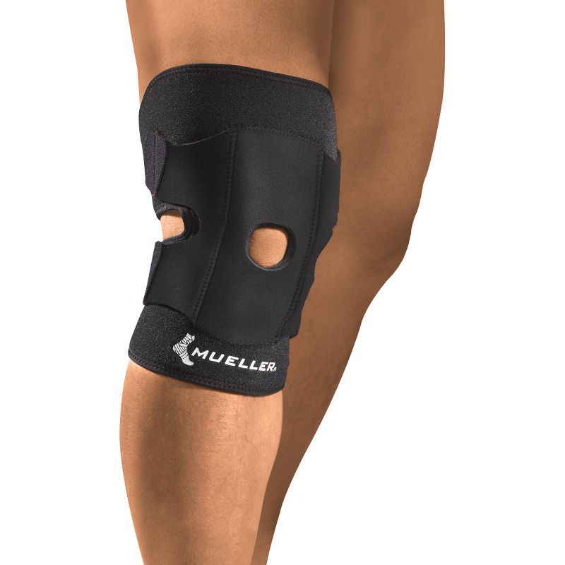 Mueller Adjustable Knee Support - One Size - Black, 1 of 3