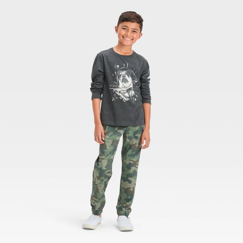 Boys' Stretch Woven Jogger Pull-On Pants - Cat & Jack™, 4 of 5