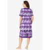 Dreams & Co. Plus Size Short T-Shirt Lounger - 3 of 4