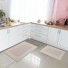 Plush Washable Highly-Absorbent Non-Slip Latex Backing 2 Piece Kitchen Rug Set by Blue Nile Mills - image 2 of 4