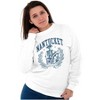 Nantucket Yacht Club Skeleton Captain Sweatshirt for Men or Women Brisco Brands - 4 of 4
