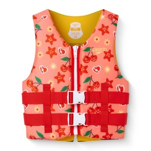 Speedo Cherry Bomb Kids' Life Jacket Vest - Pink/Red Youth Jacket