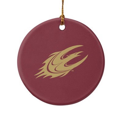 Elon University Primary Logo Porcelain Holiday Christmas Tree Ornament