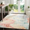 Mystique MYS926 Power Loomed Area Rug Blue / Rust 5' X 8' - Safavieh. - 2 of 4