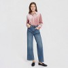 Women's Long Sleeve Collared Velvet Button-Down Shirt - Universal Thread™ - 3 of 3