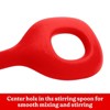 Betty Crocker Silicone 13 Inch Stirring Spoon, Red - 2 of 4
