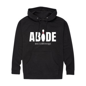 Men's - The Big Lebowski - Abide Bowling Pin Graphic Fleece Pullover Hoodie - 1 of 4