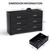 Bella Depot Bedroom Chest with 6 Drawers - 4 of 4