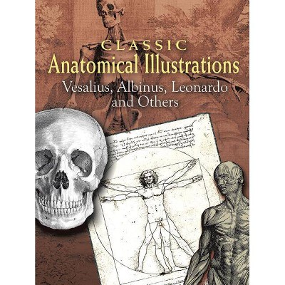 Classic Anatomical Illustrations - (Dover Pictorial Archives) by  Vesalius & Albinus & Leonardo (Paperback)