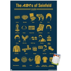 Trends International Seinfeld - ABCs of Seinfeld Unframed Wall Poster Prints - 1 of 4