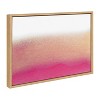18" x 24" Sylvie Champagne Shimmer Framed Wall Canvas by Mentoring Positives Natural - Kate & Laurel All Things Decor - 2 of 4