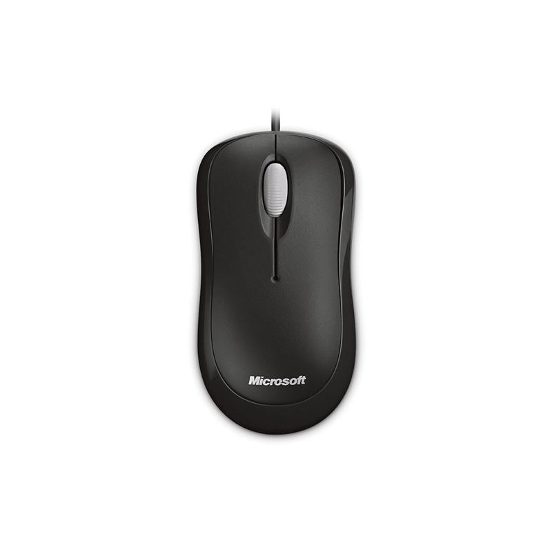Microsoft Mouse Black - Wired USB - Optical - 800 dpi - 3 Button(s) - Use in Left or Right Hand, 4 of 6