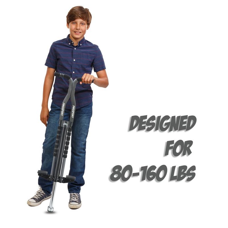 New Bounce Pogo Stick for Ages 9 and Up, 80 to 160 Lbs, pro sport edition, 4 of 7