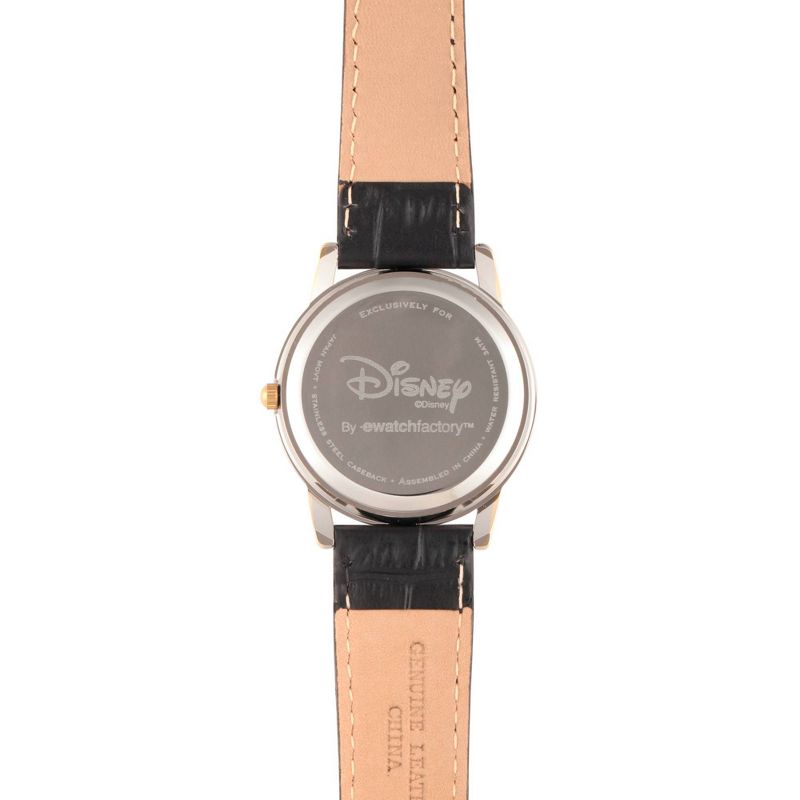 Women&#39;s Disney Minnie Mouse Two-Tone Cardiff Alloy Watch - Black, 4 of 6