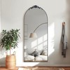 Dovelina Vintage Arched Full Length Standing Mirror Vanity Floor Mirror - 2 of 4