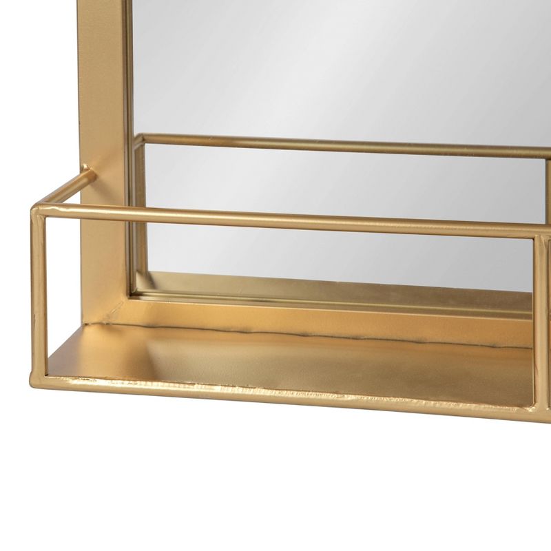 18&#34; x 40&#34; Jackson Metal Frame Mirror with Shelf Gold - Kate &#38; Laurel All Things Decor, 5 of 8