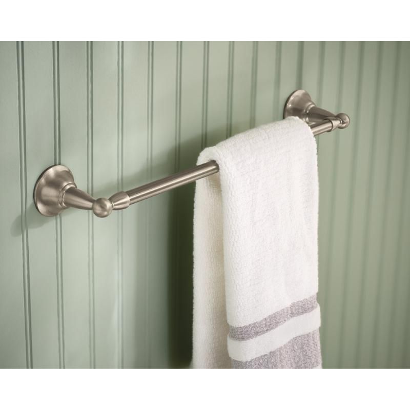 Moen Sage Brushed Nickel Towel Bar 18 in. L Brass, 3 of 4