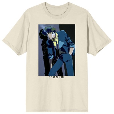 Cowboy Bebop Spike Spiegel Men's Natural Ground T-shirt-XL