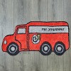 Everyday Kids Firetruck Bedroom or Bathroom Rug - 15x30 in Hand Tufted 100% Cotton - 4 of 4