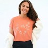 Simply Sage Market Women's Butterfly and Floral Heart Short Sleeve Garment Dyed Tee - 2 of 4