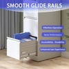 4 Drawer File Cabinet, Metal Filing Cabinets With Lock For A4/Letter/Legal Size File, Steel Vertical File Storage Cabinet For Home Office - 4 of 4