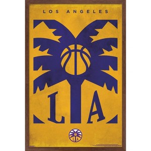 Trends International WNBA Los Angeles Sparks - Logo 25 Framed Wall Poster Prints - 1 of 4