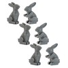 Modern Sitting Bunny Figurine (Set of 6) - 2 of 3