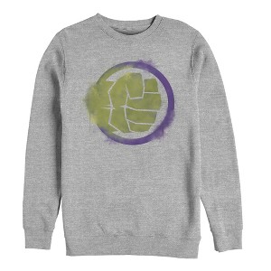 Men's Marvel Avengers: Endgame Smudged Hulk Sweatshirt - 1 of 3
