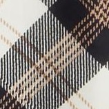 ivory gold plaid
