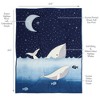 Lambs & Ivy Bubbles & Squirt 3-Piece Whale/Ocean Aquatic Baby Crib Bedding Set - 3 of 4