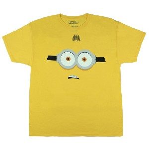 Seven Times Six Minions T-Shirt Men's Character Face Costume Short Sleeve Graphic Tee - 1 of 4