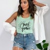 Simply Sage Market Women's Pool Junkie Graphic Racerback Tank - 2 of 3